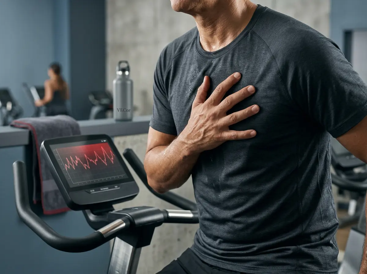 Dor no peito durante exercícios: quando pode ser o coração?